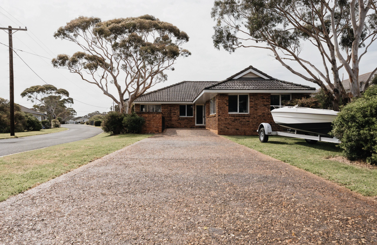 Concrete shed slab poured in Belmont North, Lake Macquarie