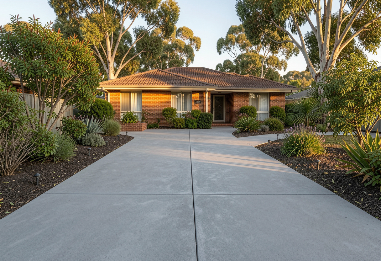 Freshly poured shed slab in Edgeworth, Lake Macquarie