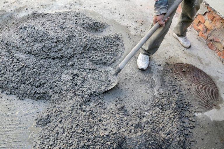 concrete pouring
