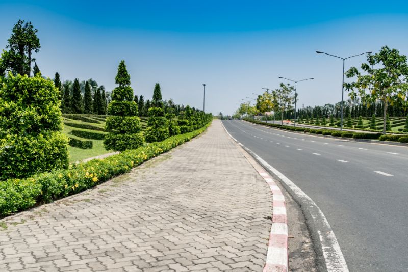 walkway concrete