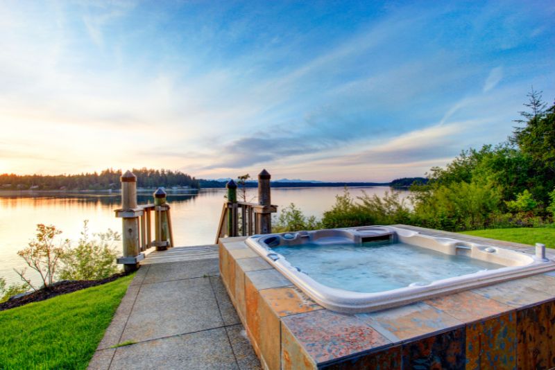 concrete slab pool surrounds