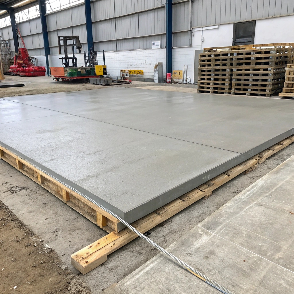 Commercial concrete slab
