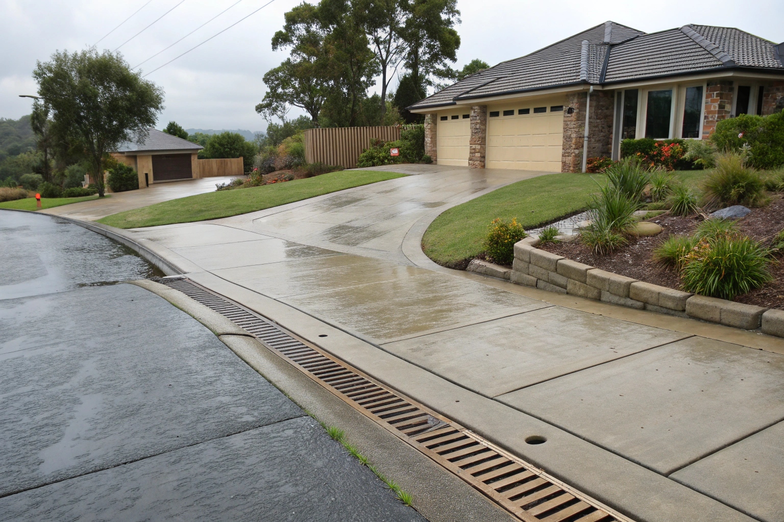 Good concrete drainage