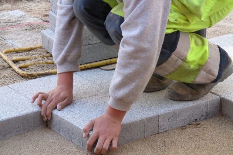 paving a patio