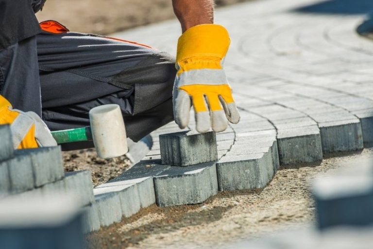 paving a driveway