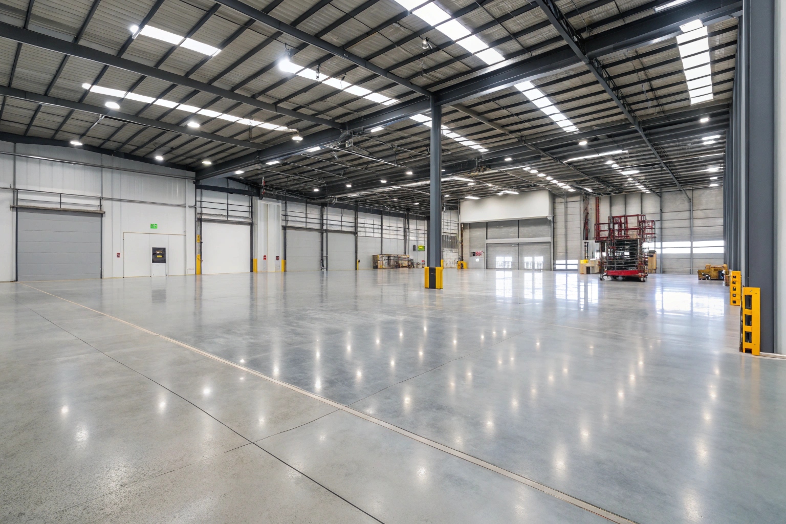 Commercial warehouse concrete floor Newcastle industrial facility